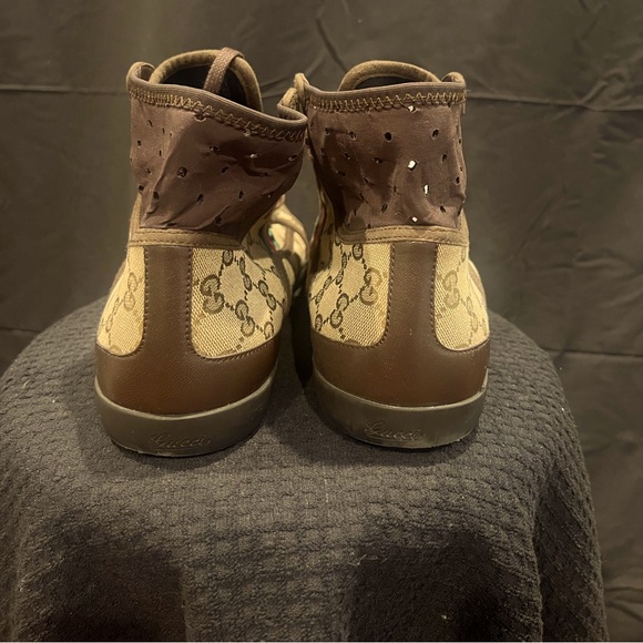 Gucci California Striped High Top (Beige Ebony) - Picture 4 of 5
